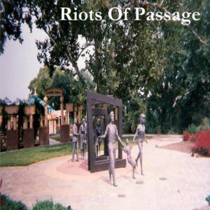 Front cover for "Riots Of Passage" by Jason McGathey