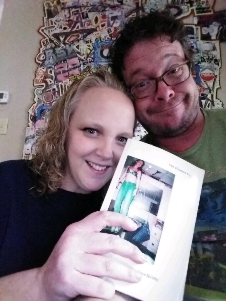 Matt and friend with One Hundred Virgins